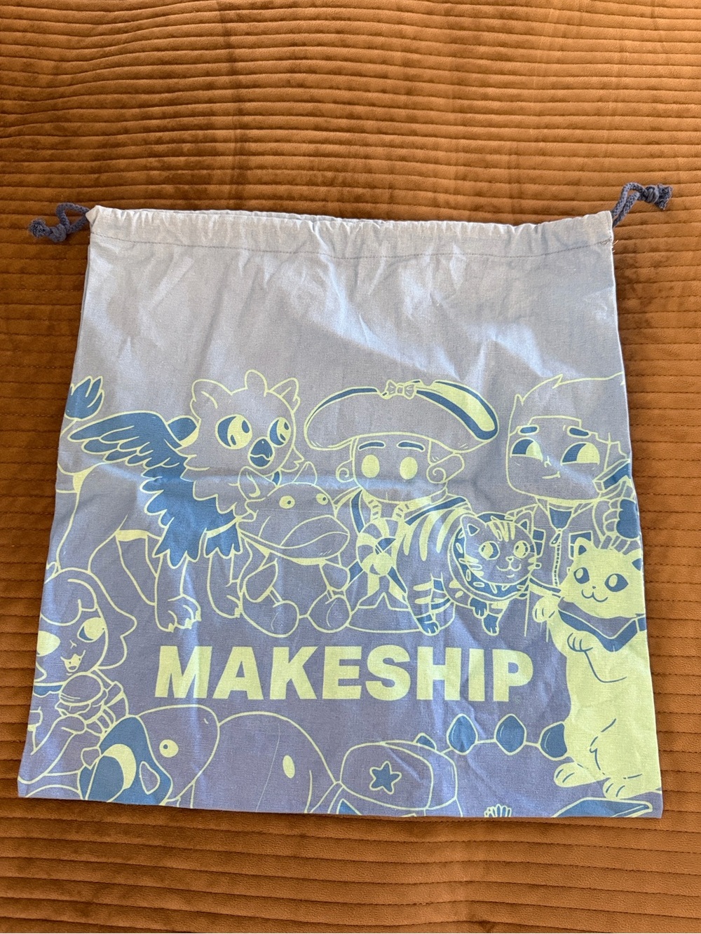 Official Doors Makeship Blue Drawstring Dust Bag
